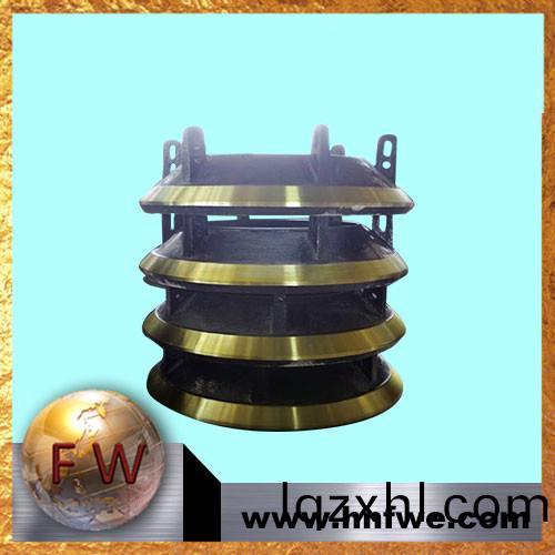 [湖(hu)南豐(feng)偉(wei)]鑛山(shan)機械(xie)耐磨件(jian) 高錳(meng)鋼(gang)紮(za)臼壁(bi) 破碎(sui)壁