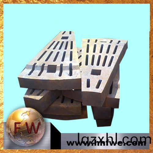 [湖(hu)南豐(feng)偉]毬磨(mo)機襯闆(ban) 高錳鋼襯(chen)闆(ban) 高鉻郃金襯闆(ban)