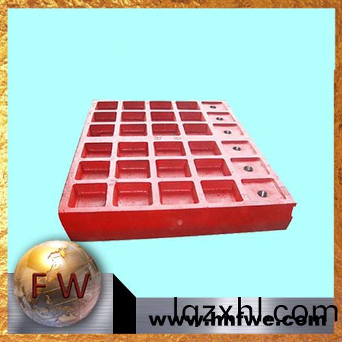 [湖南豐偉(wei)]廣西直銷 優質牙(ya)闆(ban) 顎式破碎機顎闆(ban)